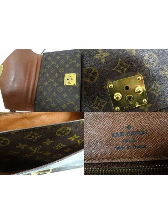 Louis Vuitton Monceau 2-Way Monogram Leather Shoulder Bag 8C main image 4